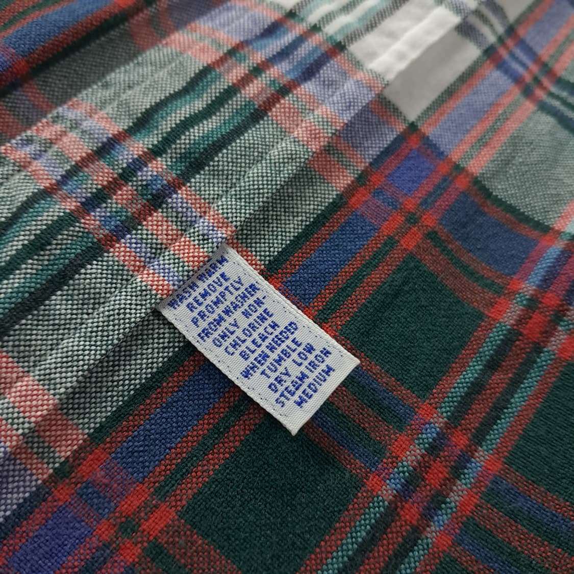 CK759 XL 폴로 90s 페이디드 마드라스체크 셔츠 남방 상품이미지5