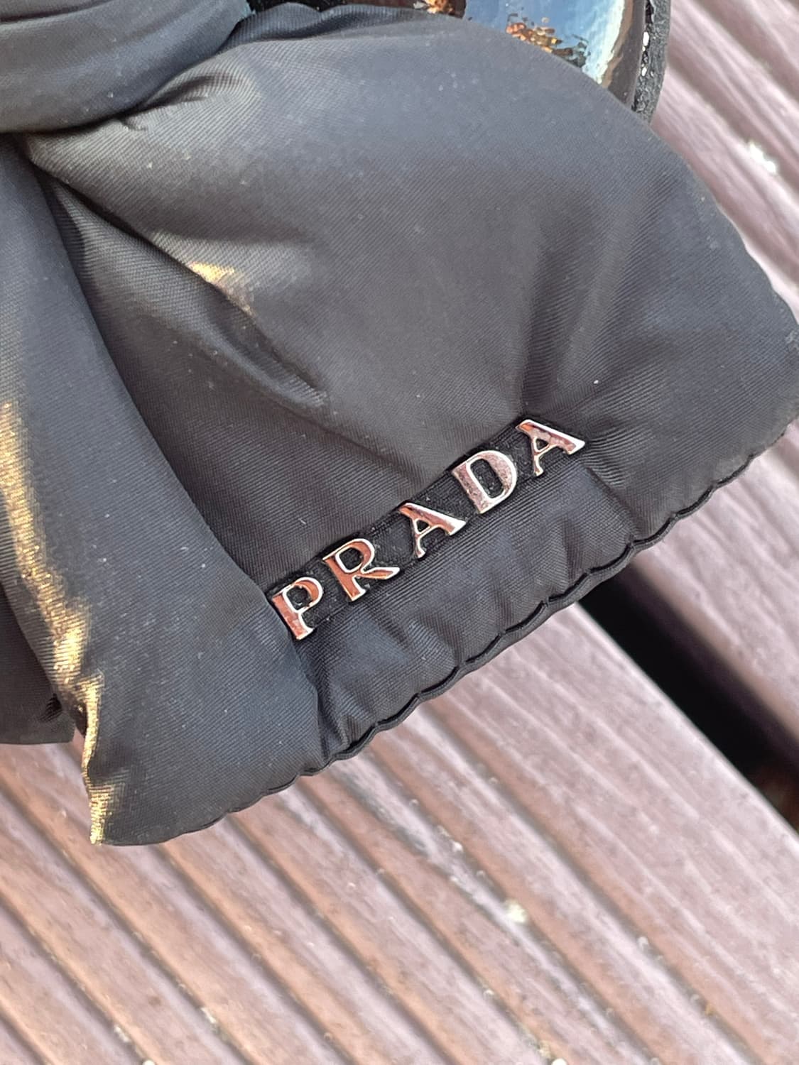 PRADA 프라다 에나멜 포코노 리본 발레리나 플랫 슈즈 상품이미지8