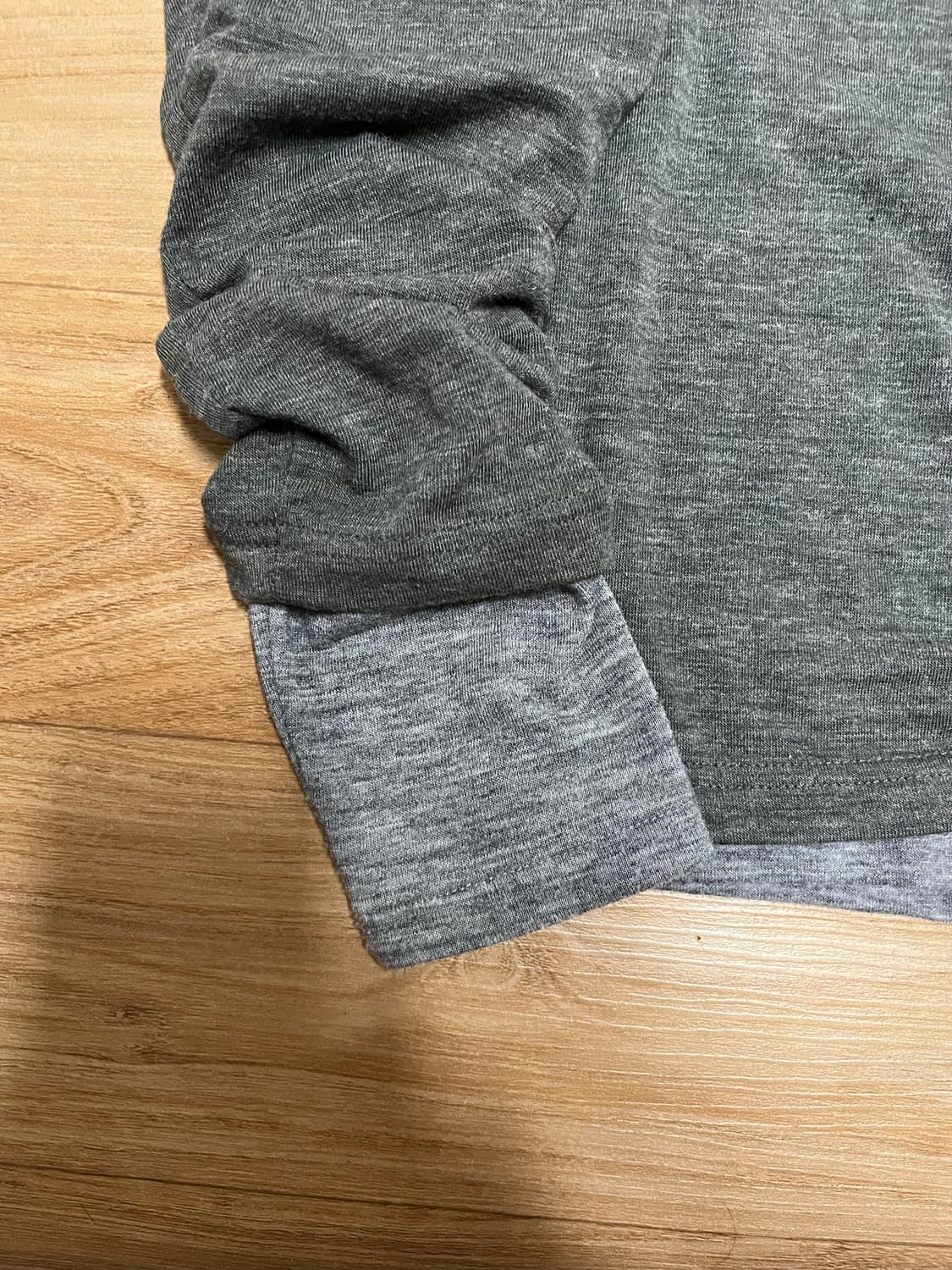 주앙옴므 레이어드 롱슬리브 m (차콜) 상품이미지4