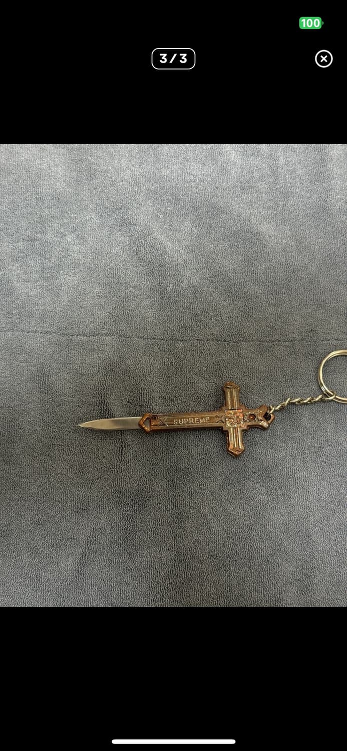 11fw 슈프림 십자가 키링 체인 상품이미지3