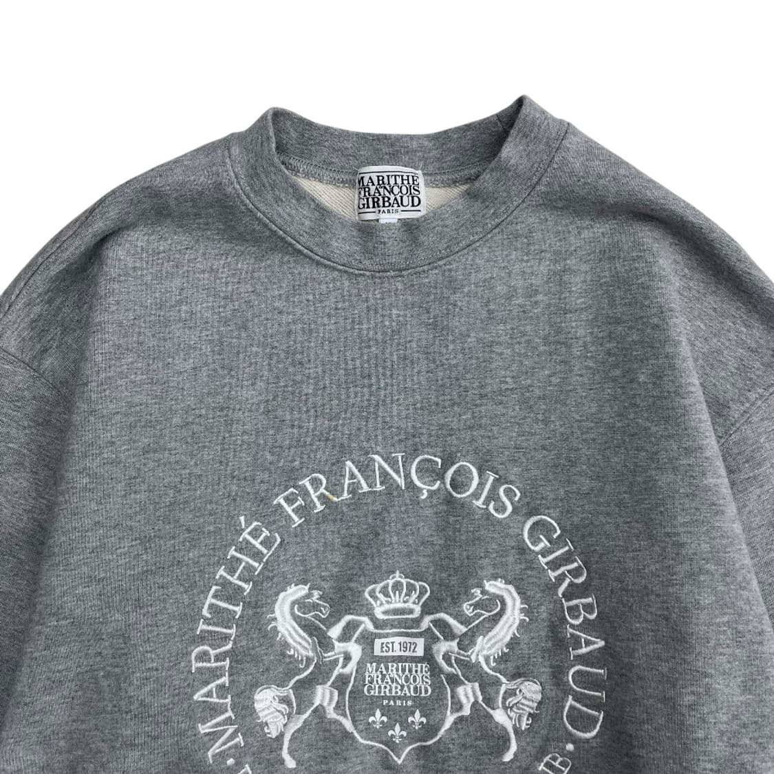 마리떼 프랑소와 저버 센터로고 그레이 맨투맨 XL 상품이미지4