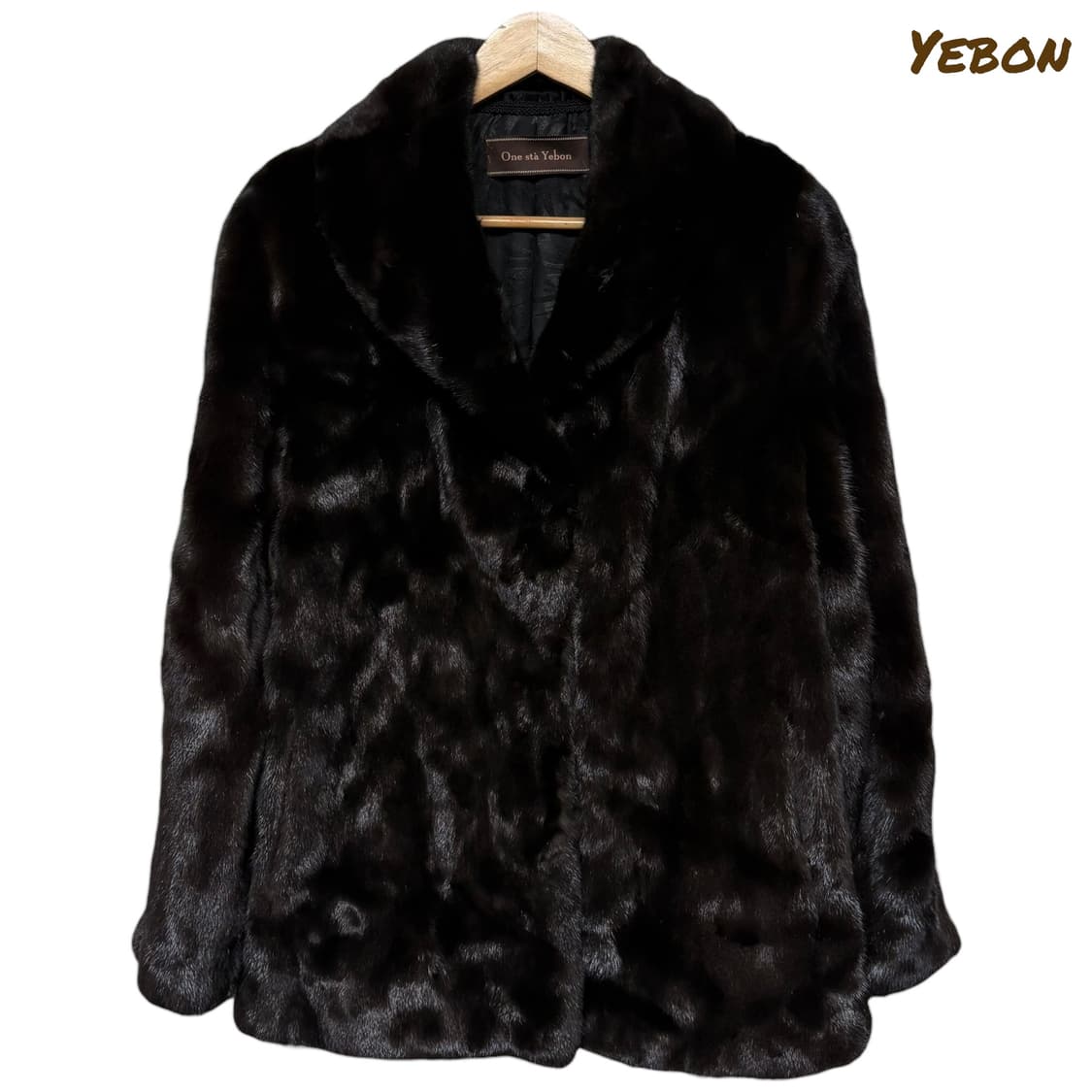 3758 예본 천연모피 밍크 100% 코트 자켓 상품이미지1