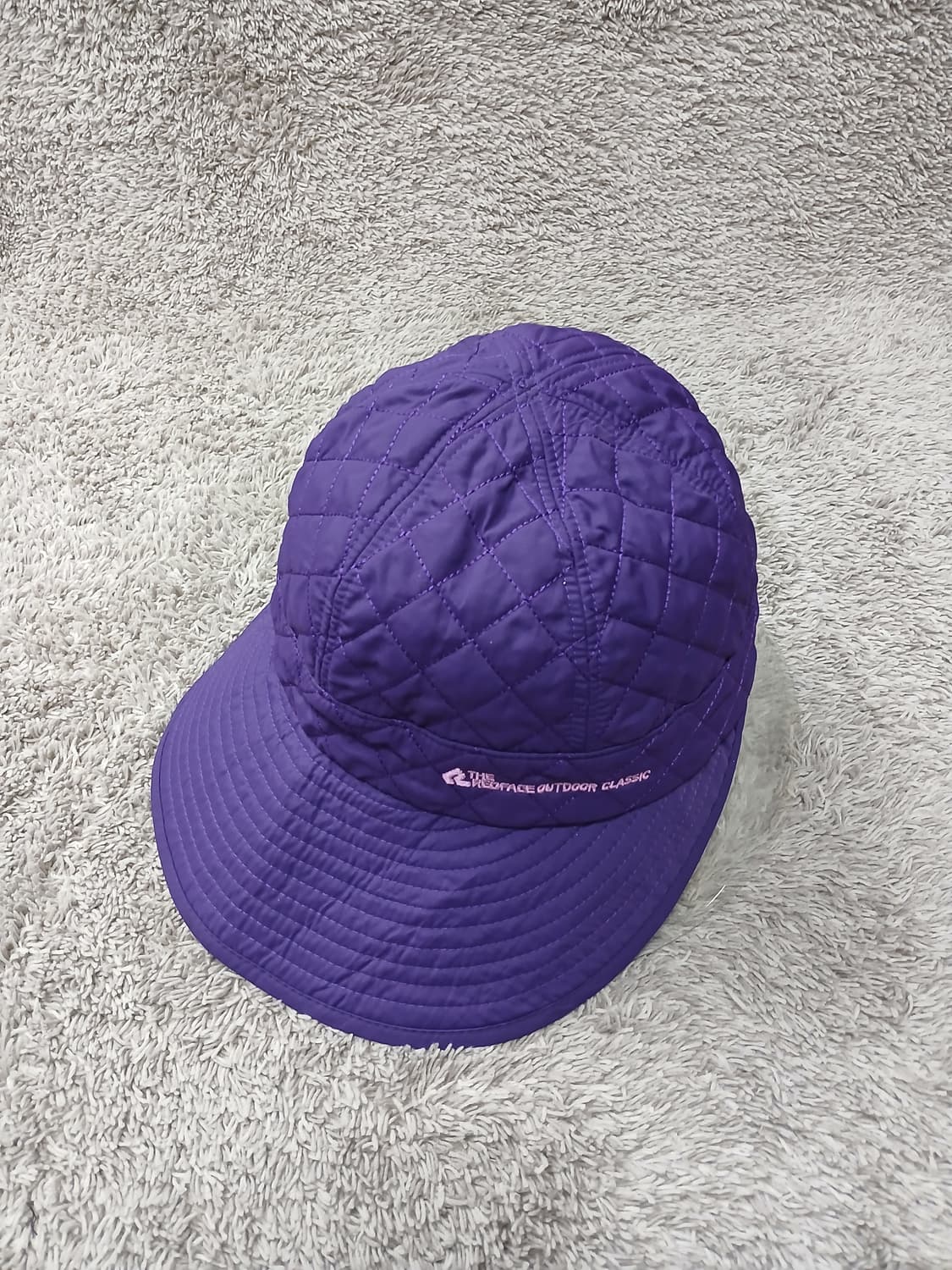 레드페이스 아웃도어 클래식 퀼팅캡 보라색 새제품 상품이미지3