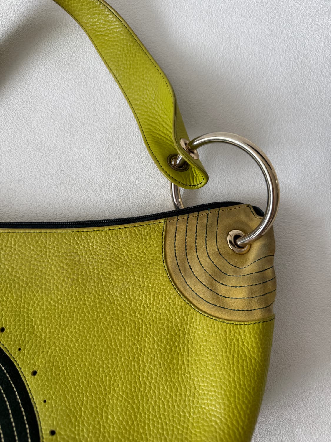 Pre owned 레더 숄더백 상품이미지6