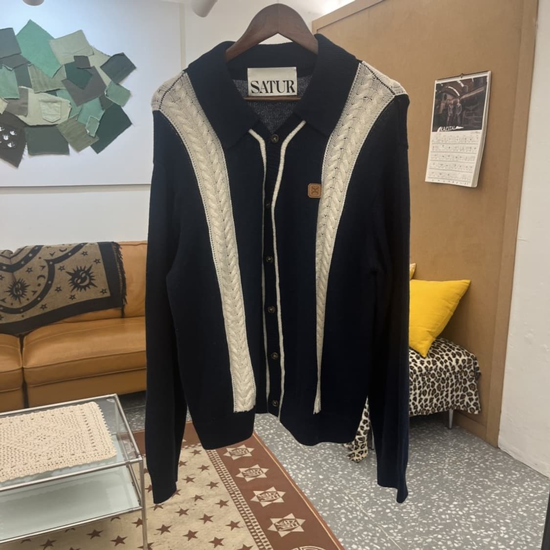 세터 코지 모리걸 파로 캐시미어 울 니트 뜨개 가디건 105 C10209 상품이미지3