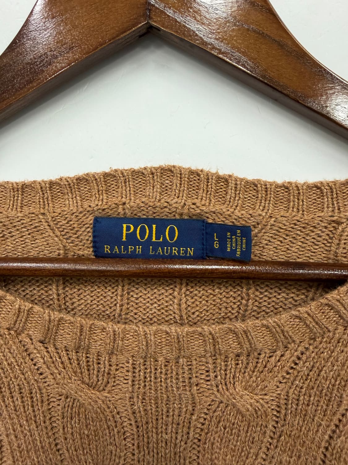 폴로랄프로렌 꽈배기 브라운 상품이미지2