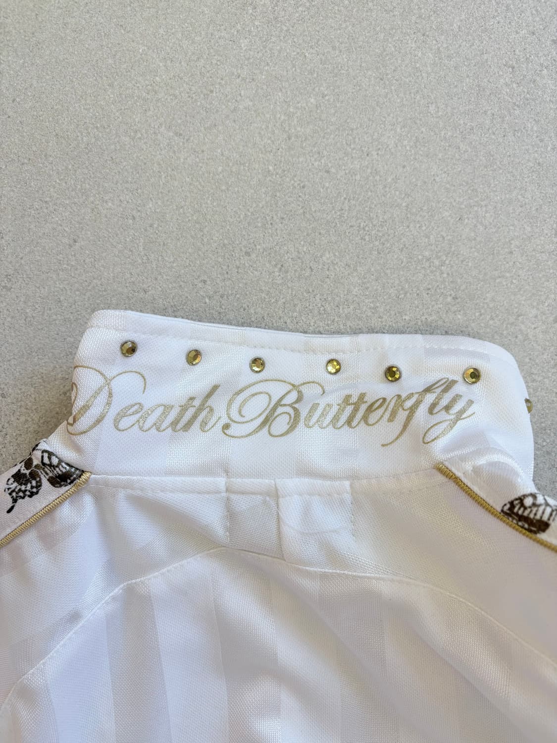 해골 화이트 져지 자켓 상품이미지6