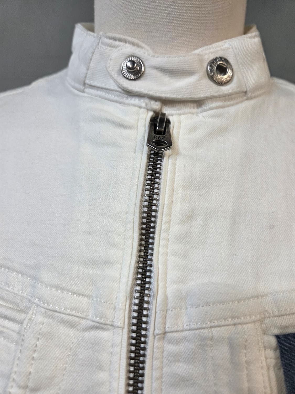 G-STAR RAW 화이트 데님 자켓(XS)스판 상품이미지5