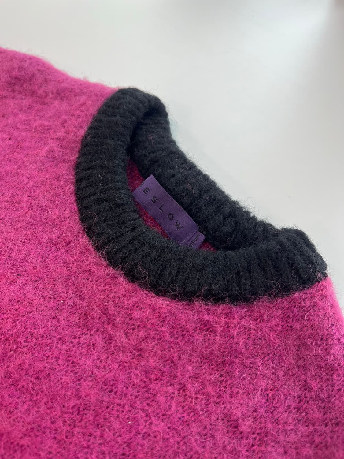 beslow pink argyle knit 상품이미지2