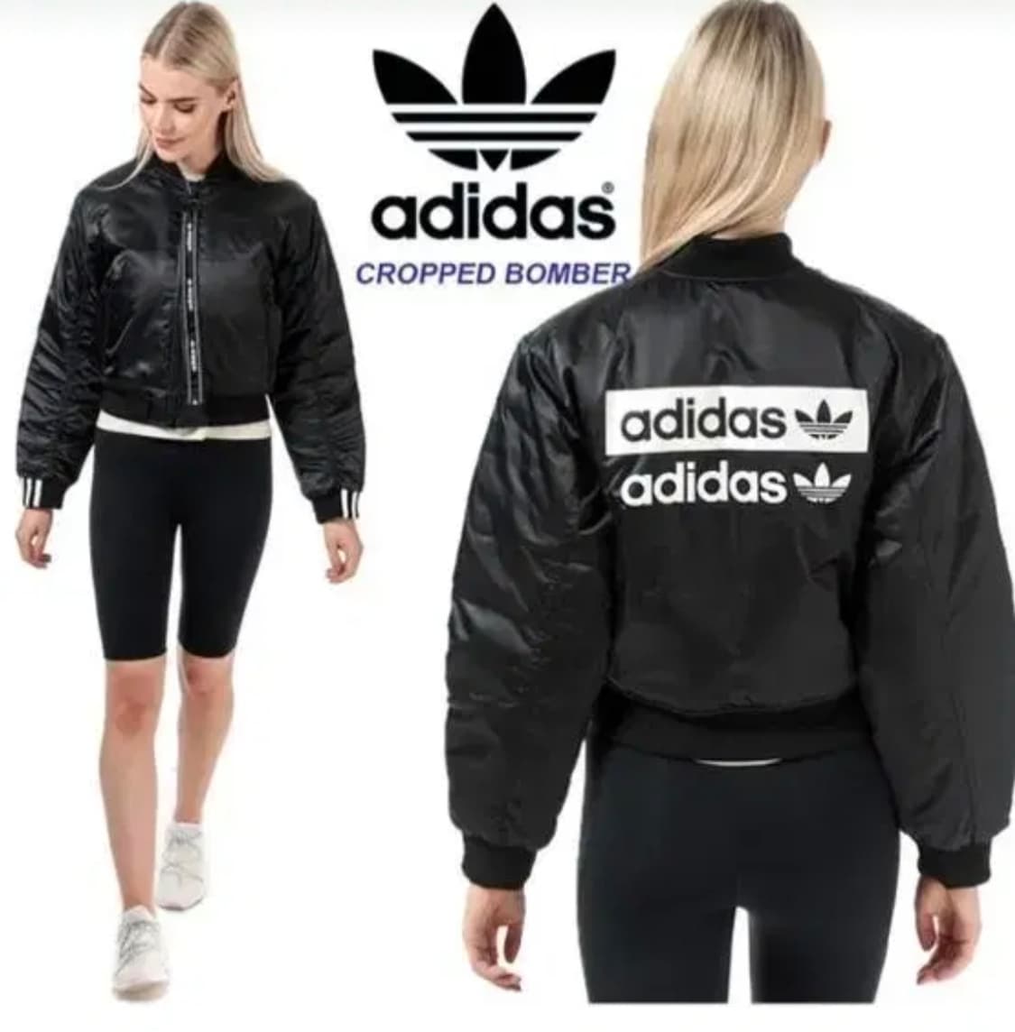 [택달린새상품] 아디다스 오리지널스 크롭 봄버 자켓 (ED7830) 상품이미지1