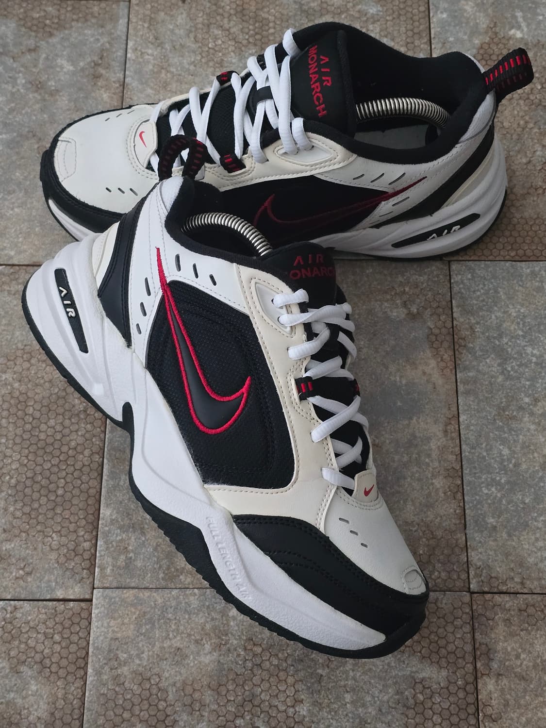 (240)나이키 에어 모나크 4 화이트 레드 상품이미지6