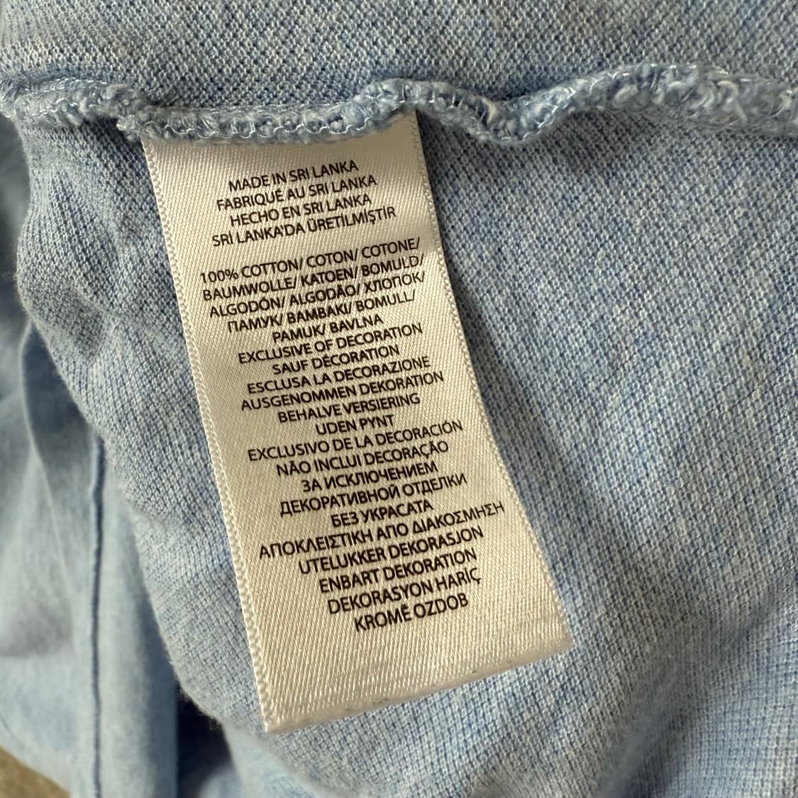 [S] 폴로 커스텀슬림핏 블루 카라티 상품이미지6