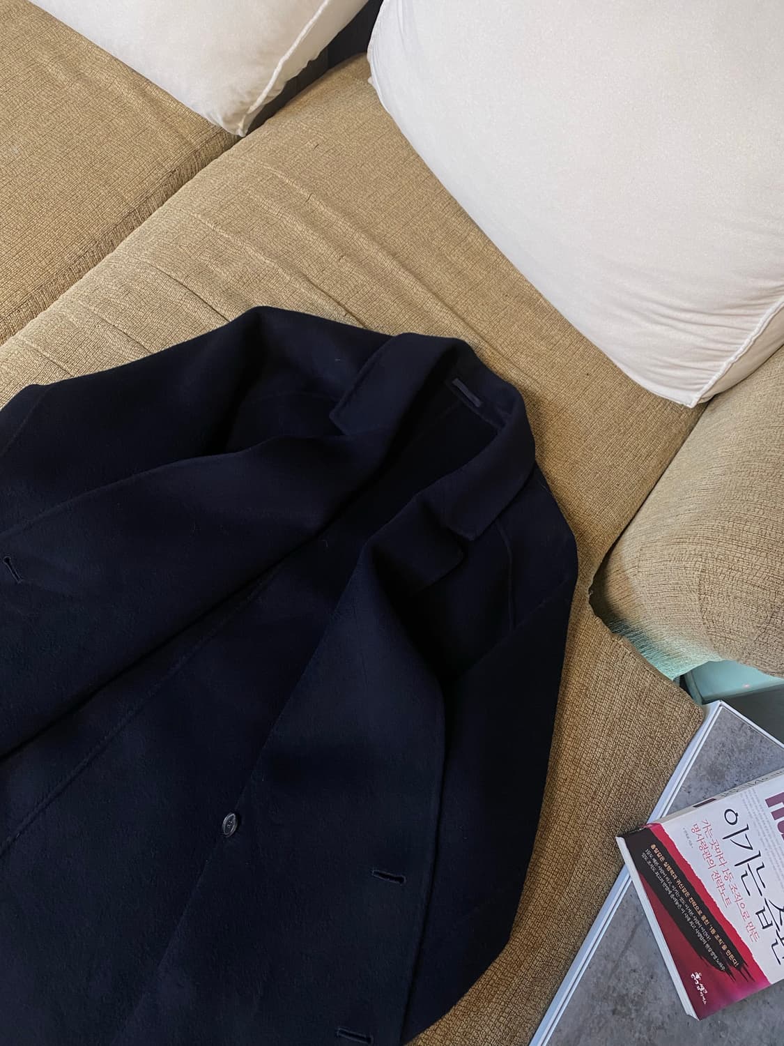 아크네스튜디오 마틴 캐시미어 브레스티즈 더블코트 오버핏 상품이미지5