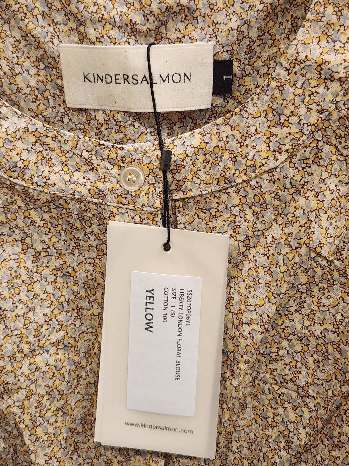 킨더살몬 리버티 런던 플라워 블라우스 새제품  상품이미지2