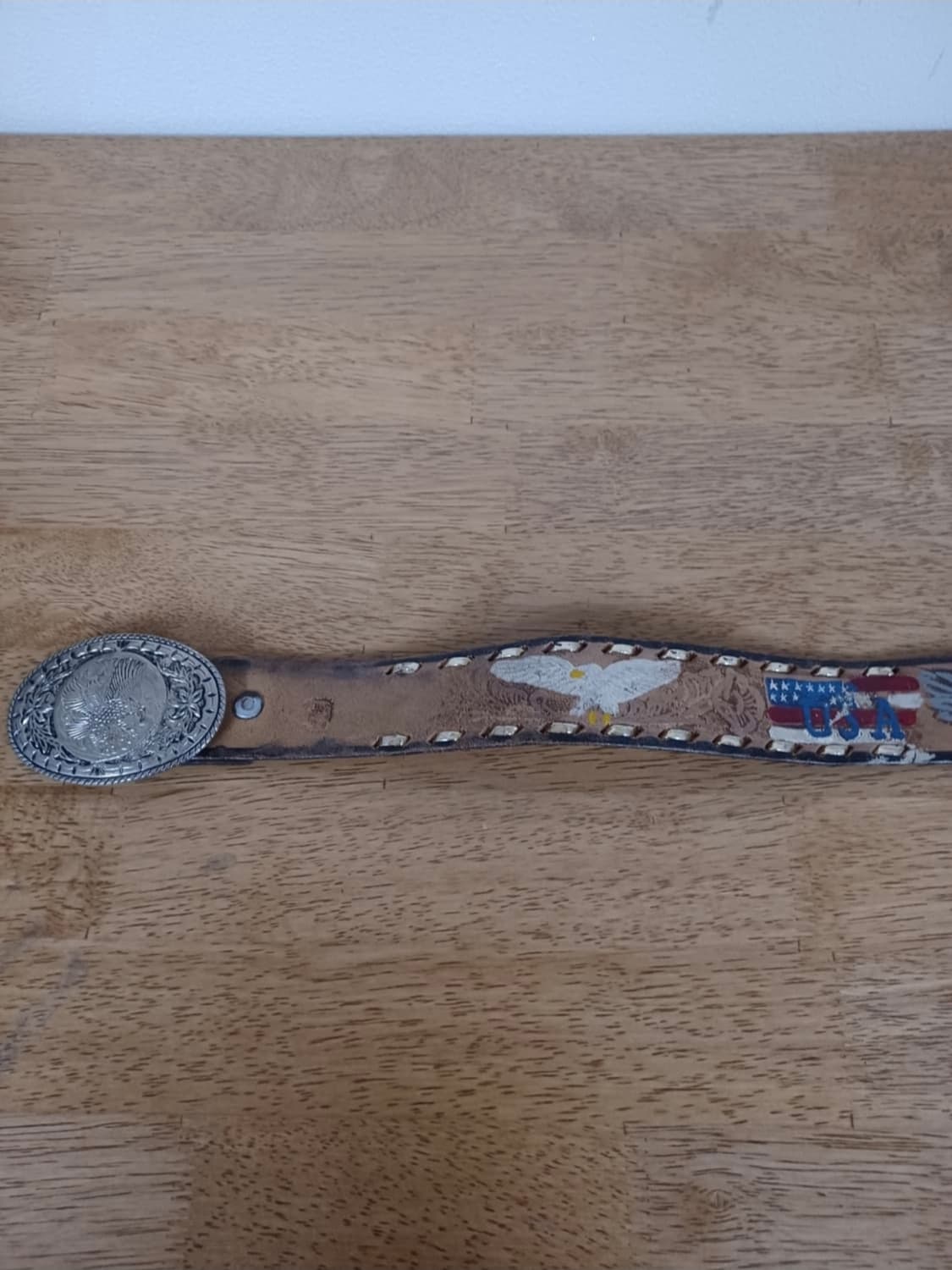 Made in USA 웨스턴 가죽벨트 상품이미지2