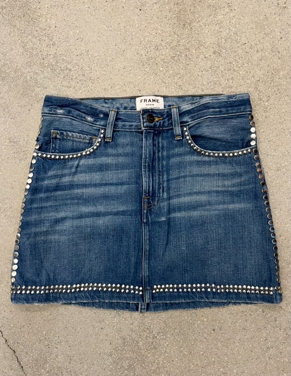 FRAME 스터드 데님 스커트 상품이미지1
