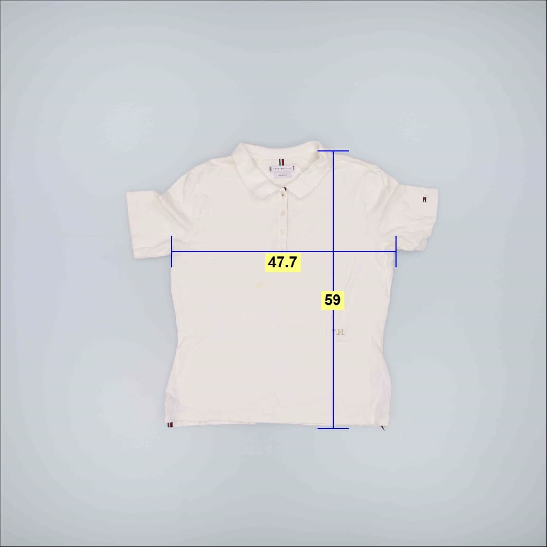 M 타미힐피거 레귤러핏 반팔카라티 0319H1 상품이미지8