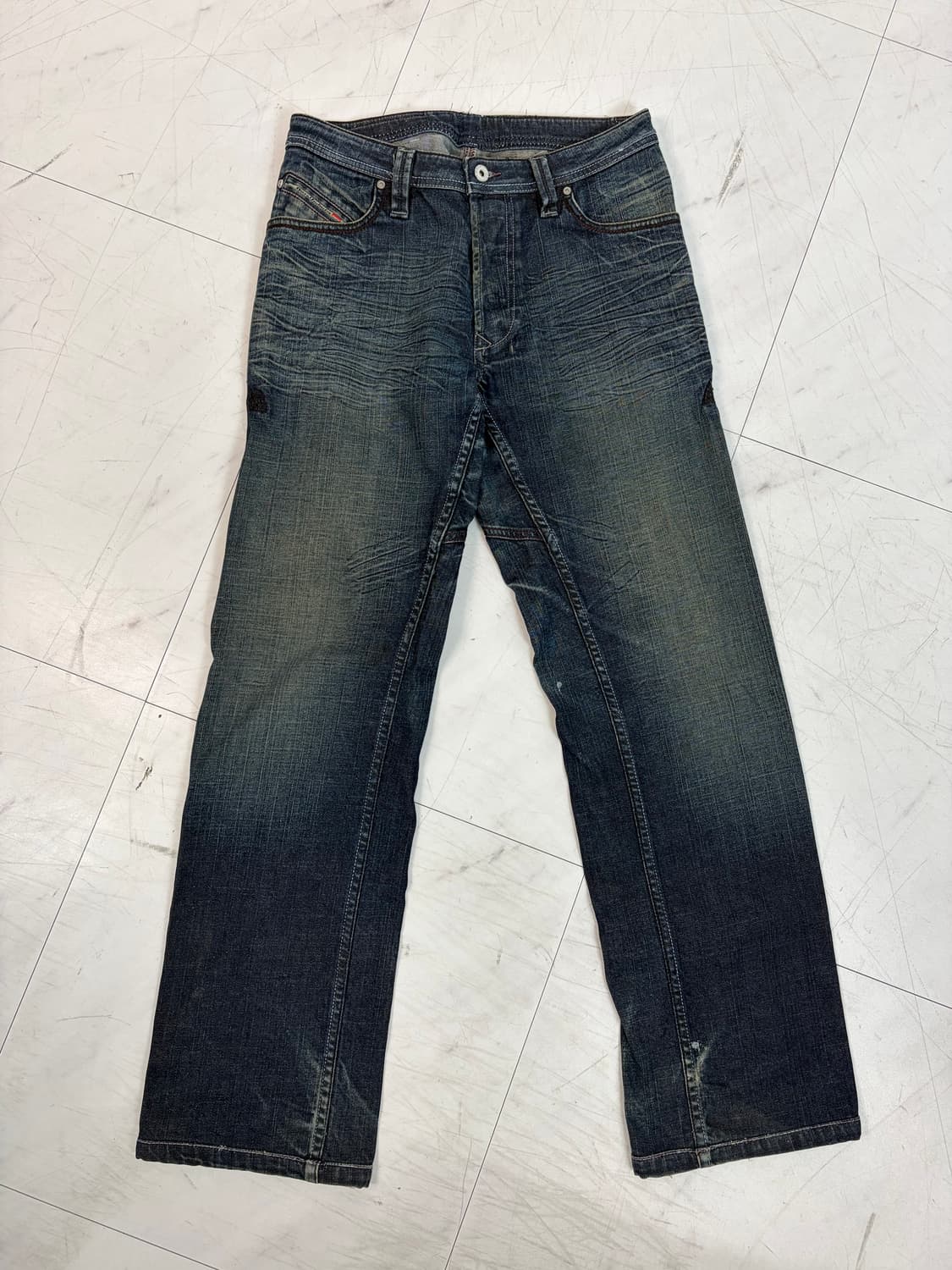 a599) 30 디젤Diesel 스트레이트 데님/청바지 상품이미지8