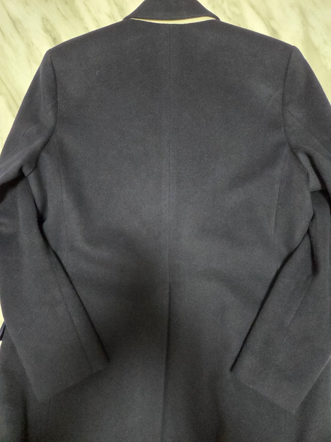 솔리드옴므 네이비 더블 브레스티드 코트 상품이미지4