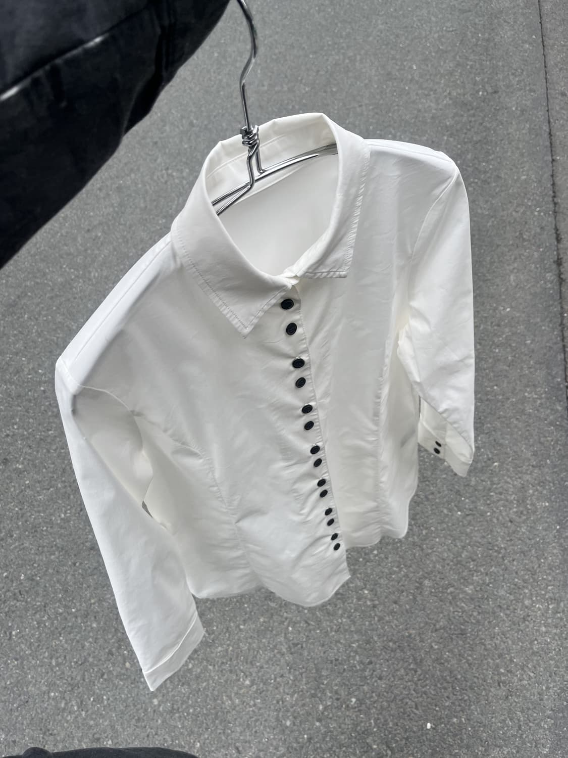 Vintage 화이트 버튼업 셔츠  상품이미지1