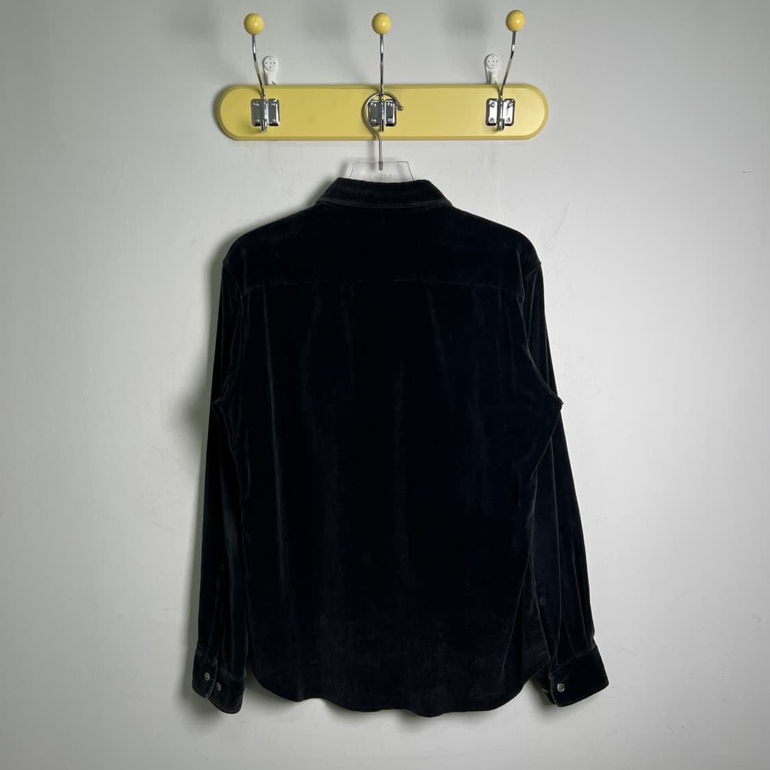 00's Comme Ca Du mode 꼼사데모드 블랙 벨벳 셔츠  상품이미지3