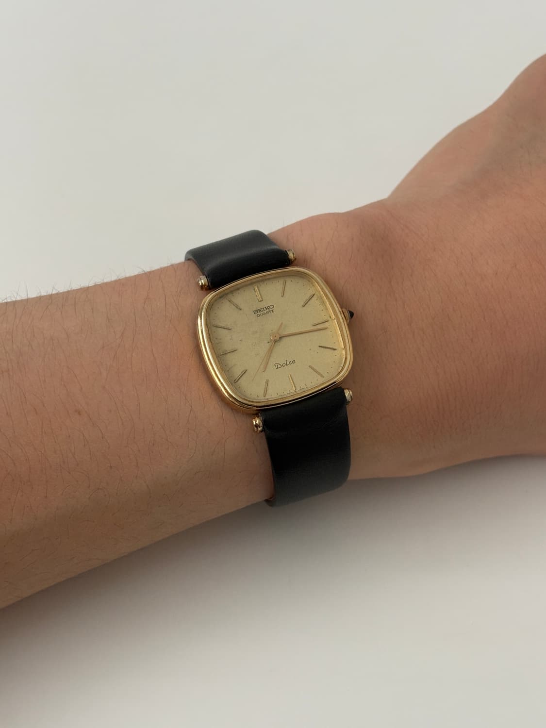 1980s Dolce Gold Square Quartz 상품이미지8