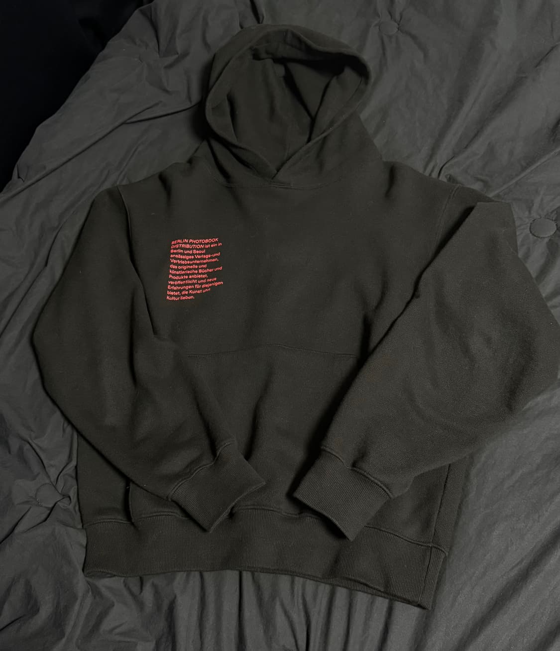 베를린포토북디스트리뷰션 블랙 후드티 S 상품이미지2