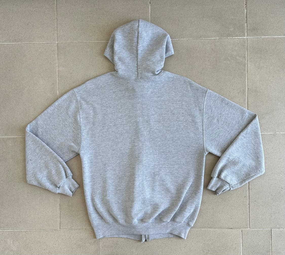 90s 빈티지 러셀 후드집업 그레이 L USA 상품이미지2