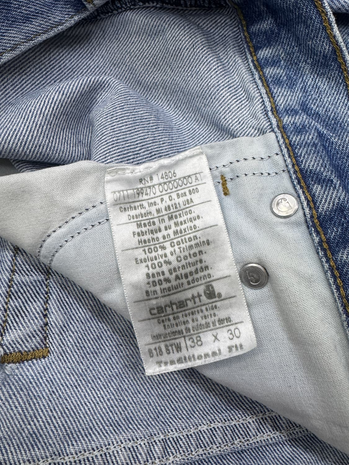 칼하트 b18 stw 데님 상품이미지9