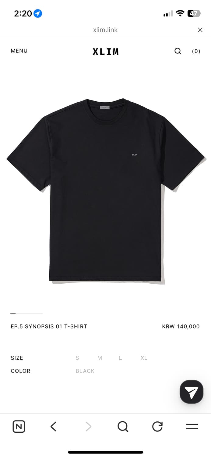 Xlim ep5 synopsis 01 T-shirt 상품이미지1