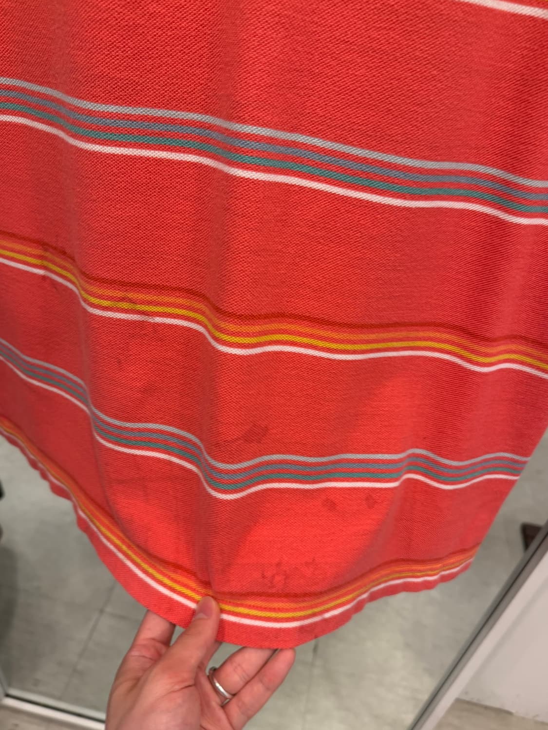 Lacoste 라코스테 스트라이프 pk 반팔 티셔츠 상품이미지4