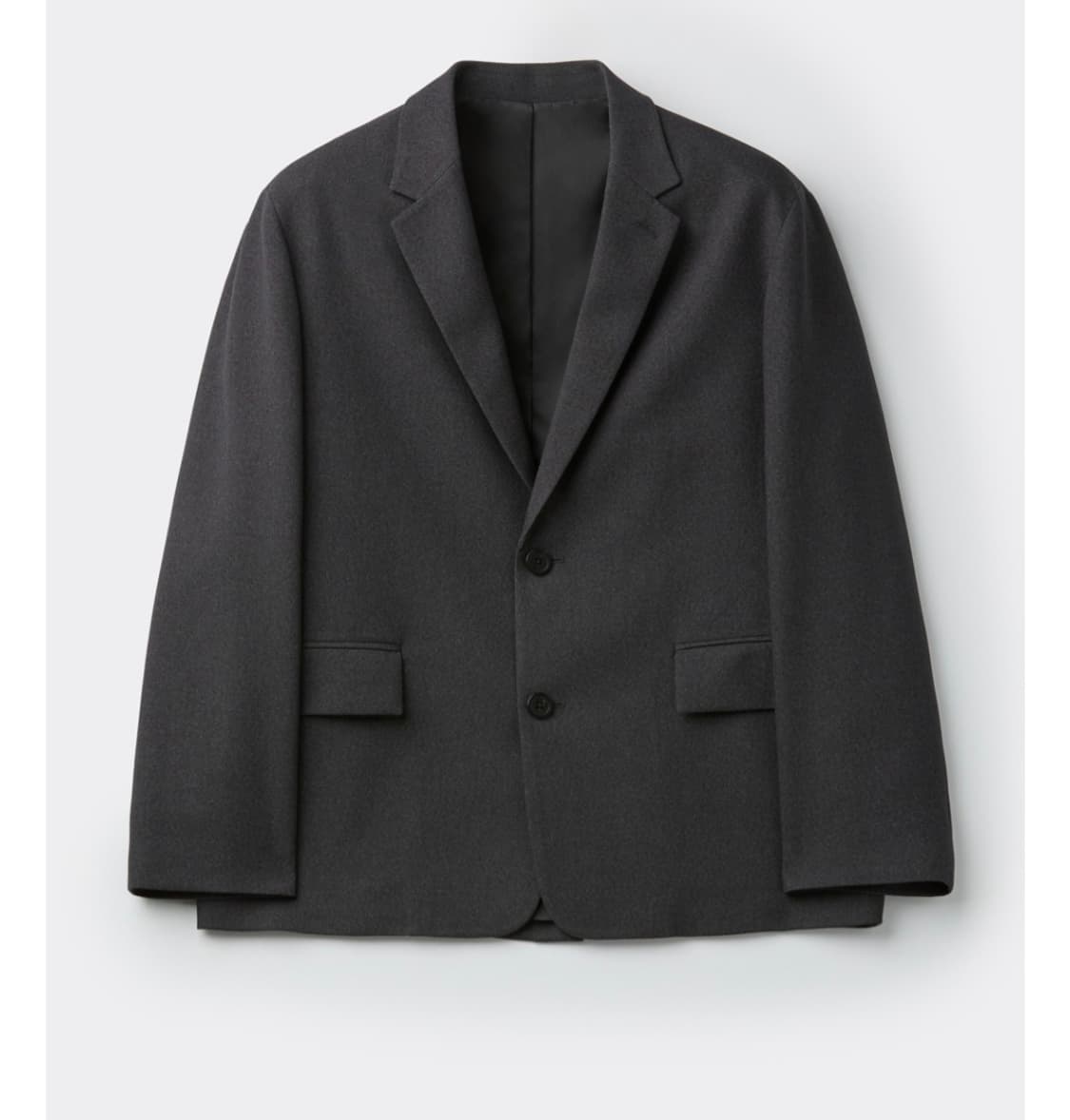 25FW 커스텀멜로우 Grey Loose Fit Textured 자켓 상품이미지1