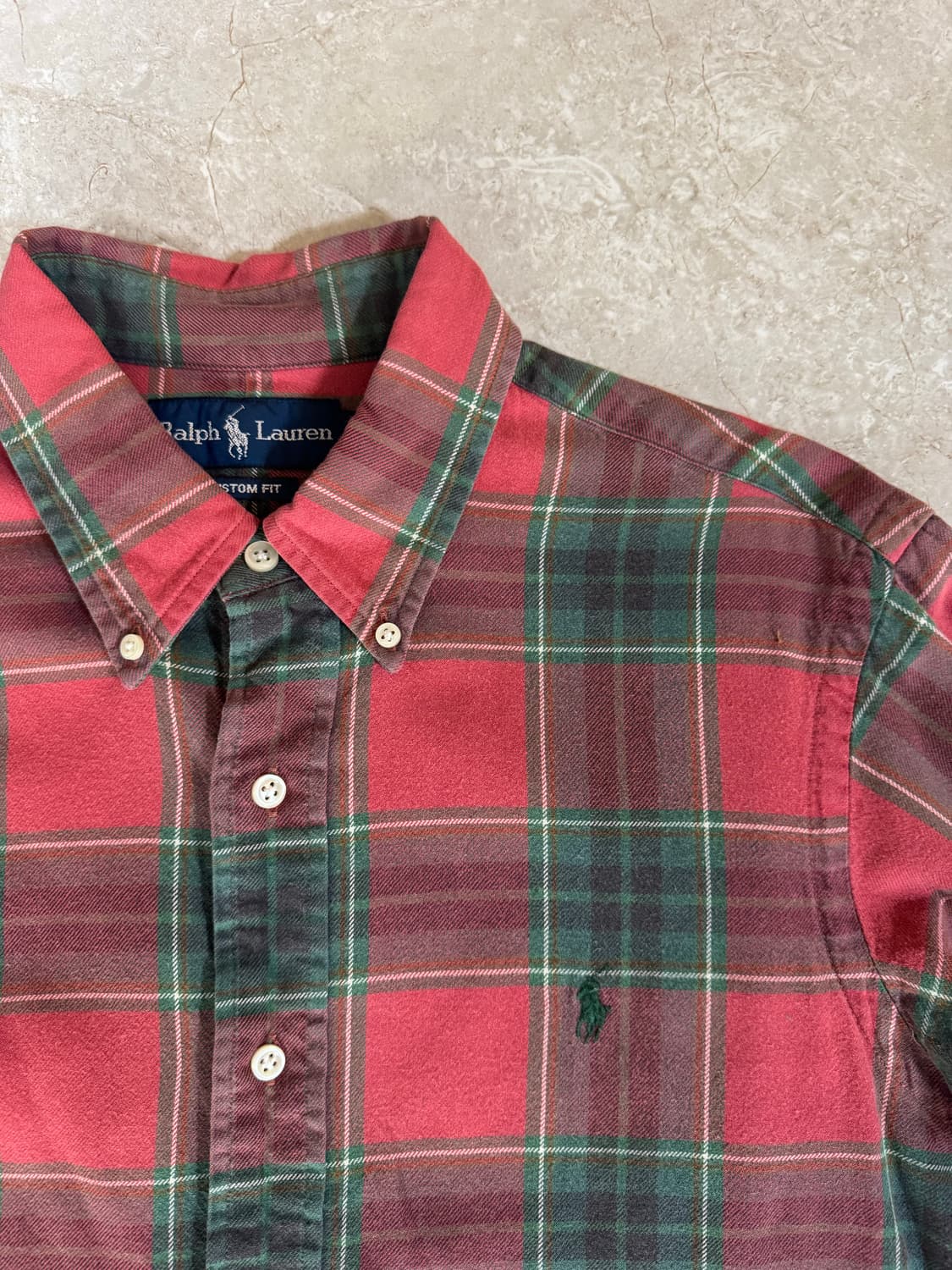 폴로 랄프로렌 플란넬 체크셔츠 상품이미지3