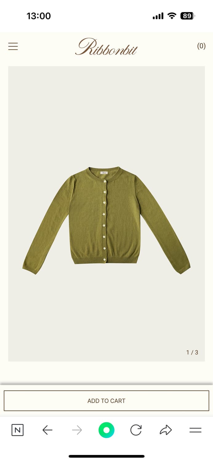 Ribbonbit Maon Cardigan  리본빛 마온 가디건 상품이미지1