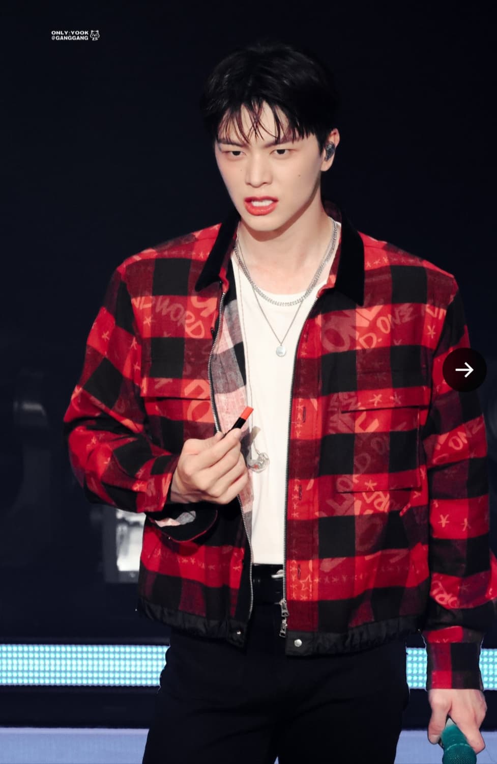 사카이 x 에릭 헤이즈 체크 블루종 자켓 상품이미지1