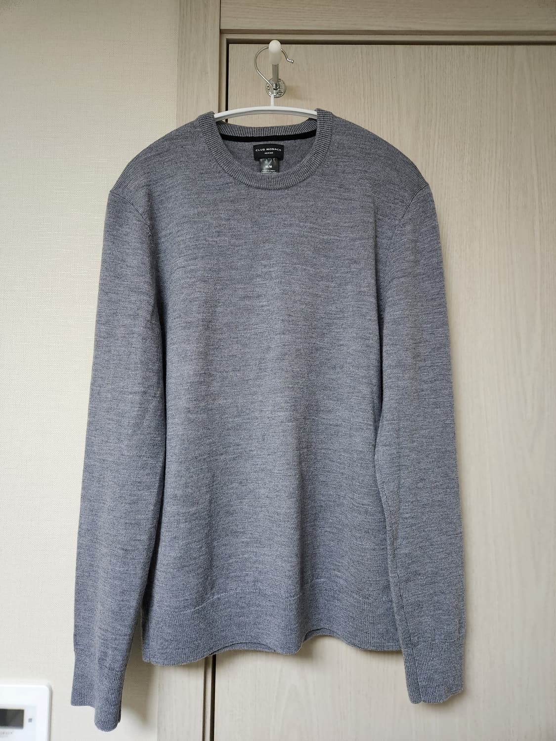 클럽모나코 메리노울 그레이 니트 상품이미지1