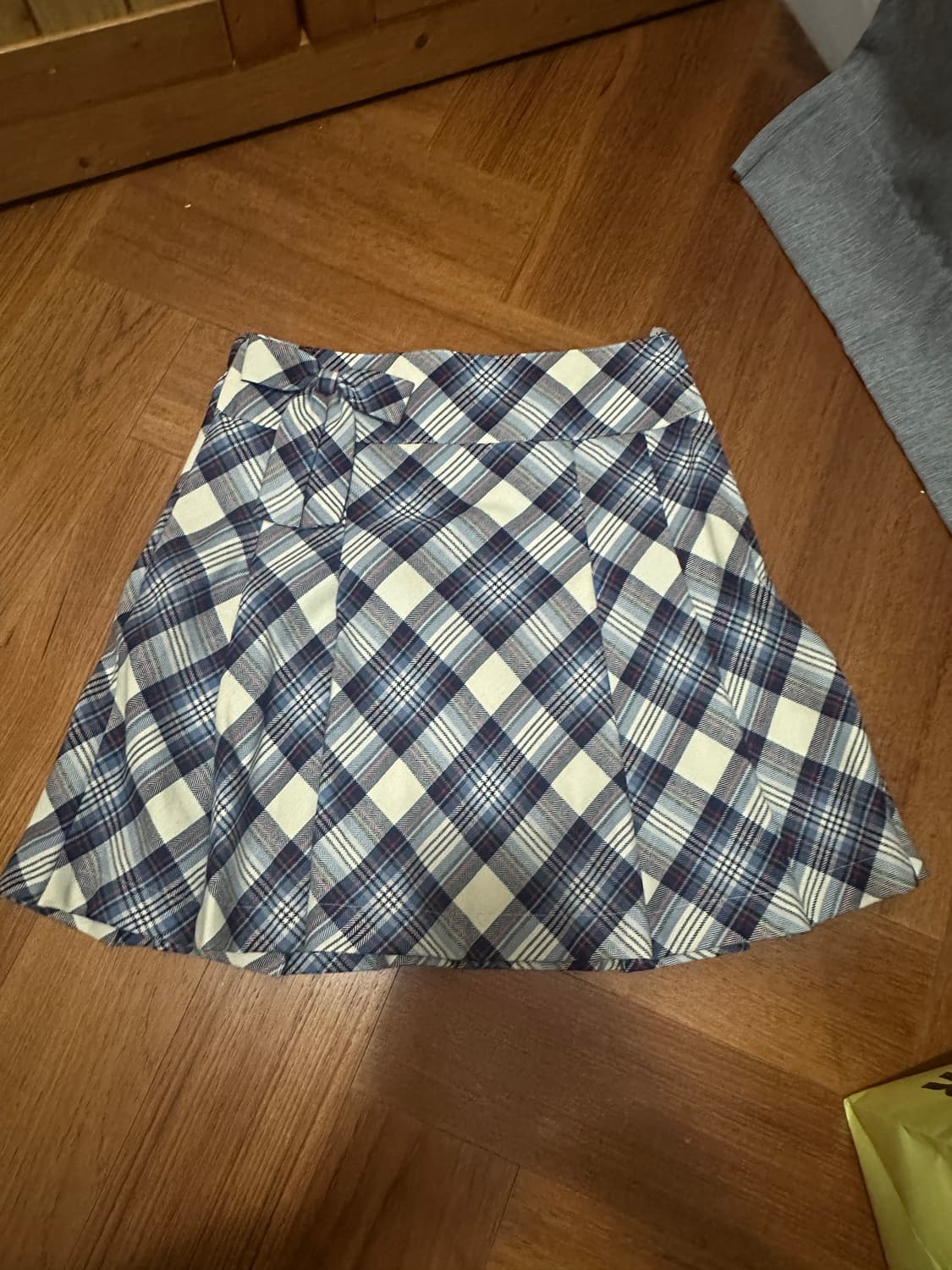 체크 치마 상품이미지1