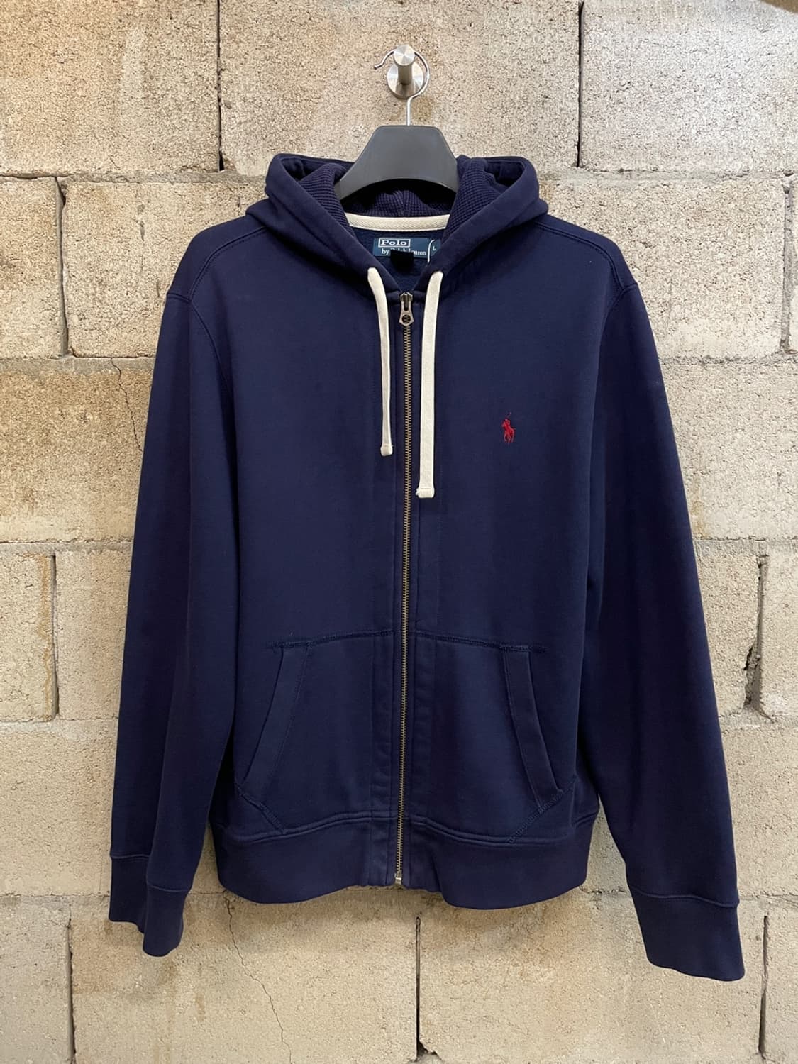 폴로 랄프로렌 네이비 후드집업 상품이미지1