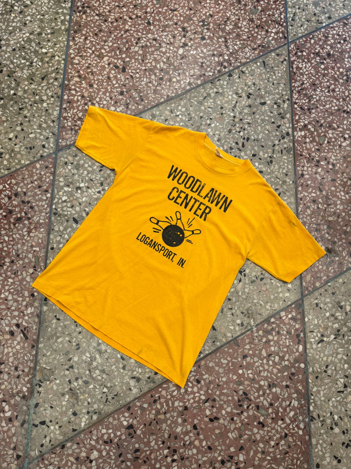 80s Woodlawn Center 볼링 티셔츠 (L) 상품이미지2