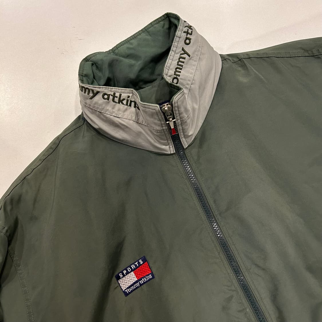 [105] 타미힐피거 아킨스 올드스쿨 그린 바람막이 자켓 상품이미지3