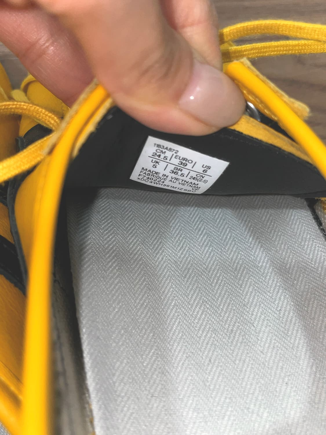 오니츠카 타이거 멕시코 66 옐로우 블랙 245 상품이미지7