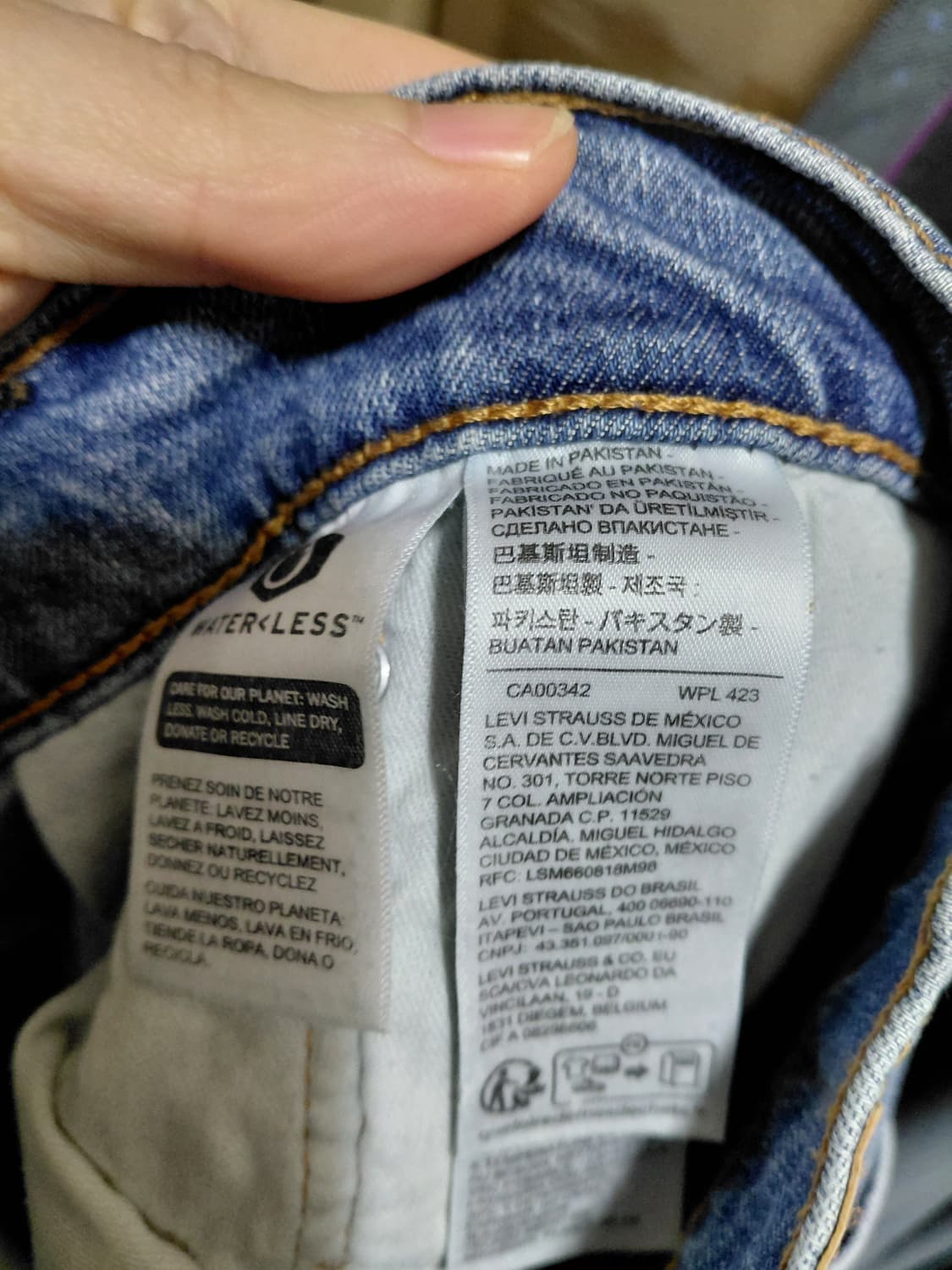 [리바이스502]테이퍼드핏 데님 청바지 32사이즈  상품이미지4