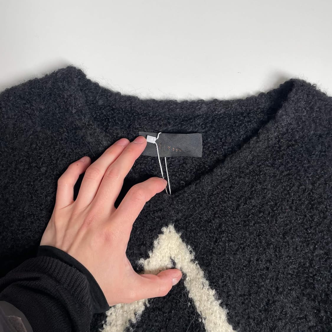 Linder 울 부클 니트 상품이미지5