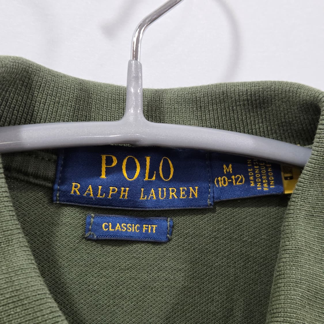 폴로랄프로렌 키즈 피케 카라 롱슬리브 M/10/12 상품이미지3