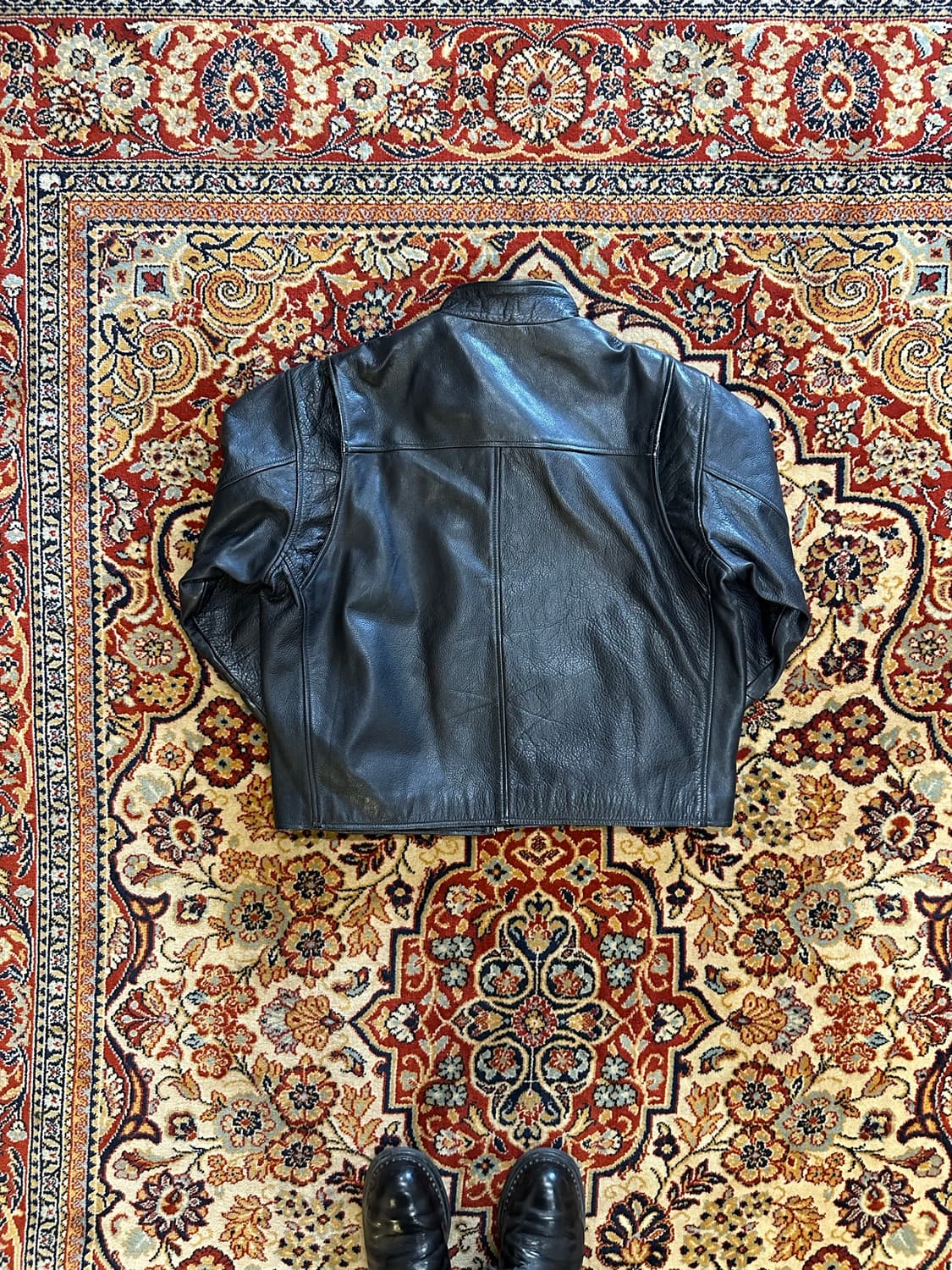90's German Riders Leather Jacket 상품이미지7