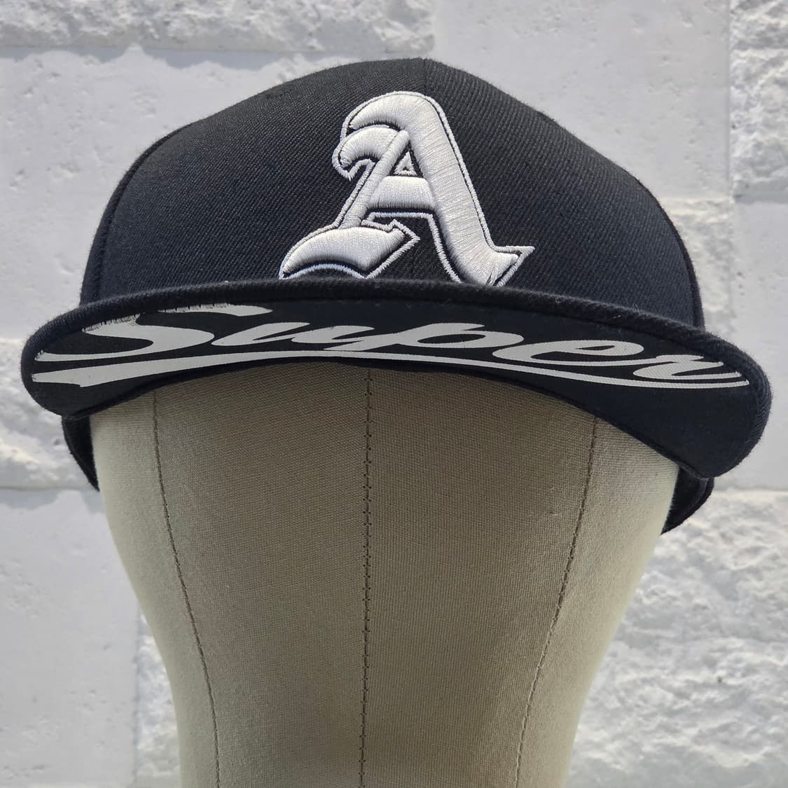 L5-3:슈퍼매시브바운드 A 로고 블랙 스냅백(56-59) 상품이미지4