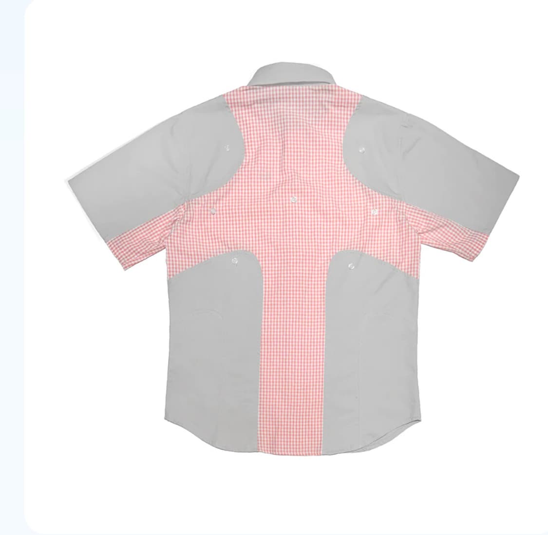 Happy99 button up grey-pink M사이즈 셔츠 판매 상품이미지2