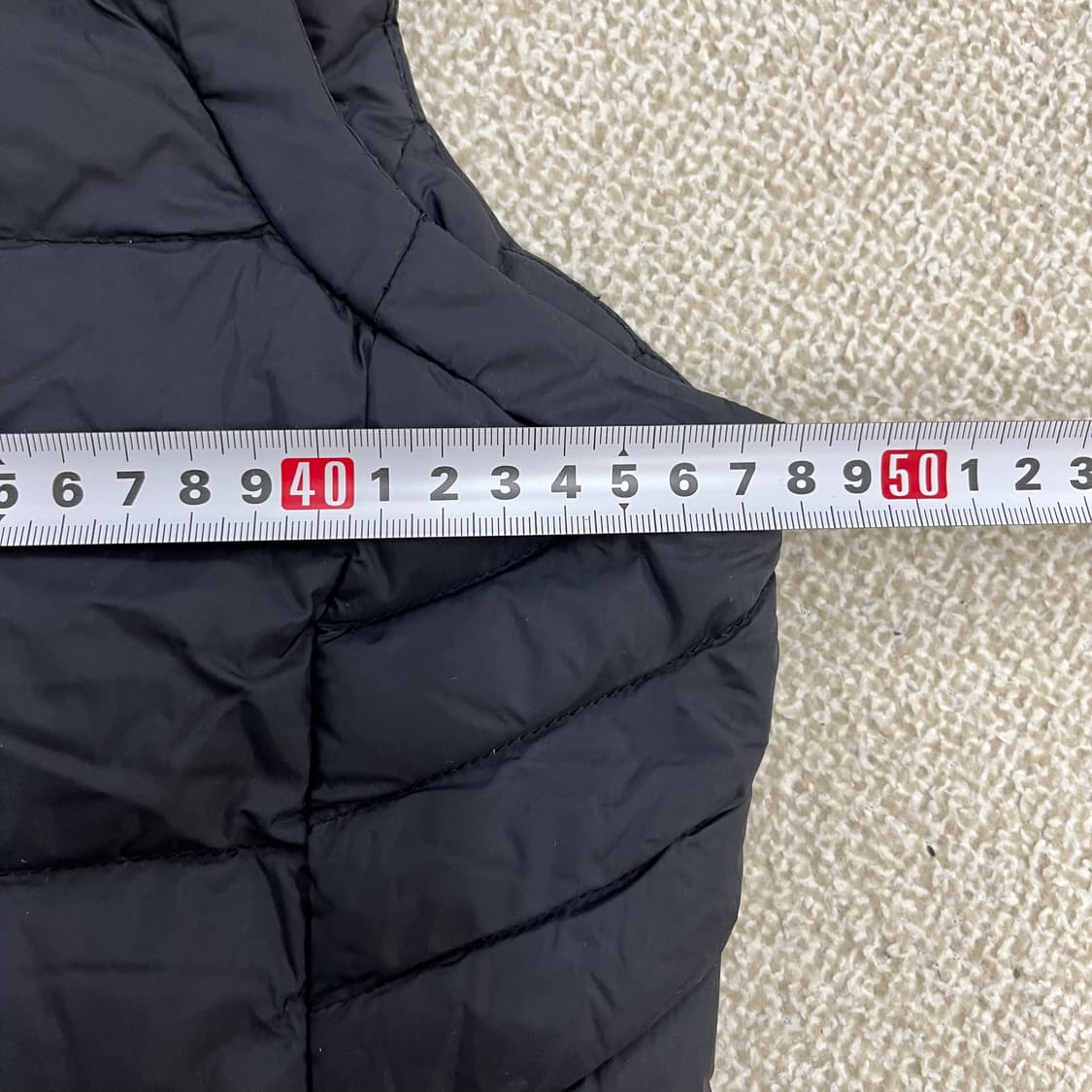 [100] 센터폴 블랙 구스다운 경량 패딩 조끼 베스트 0106M1 상품이미지6