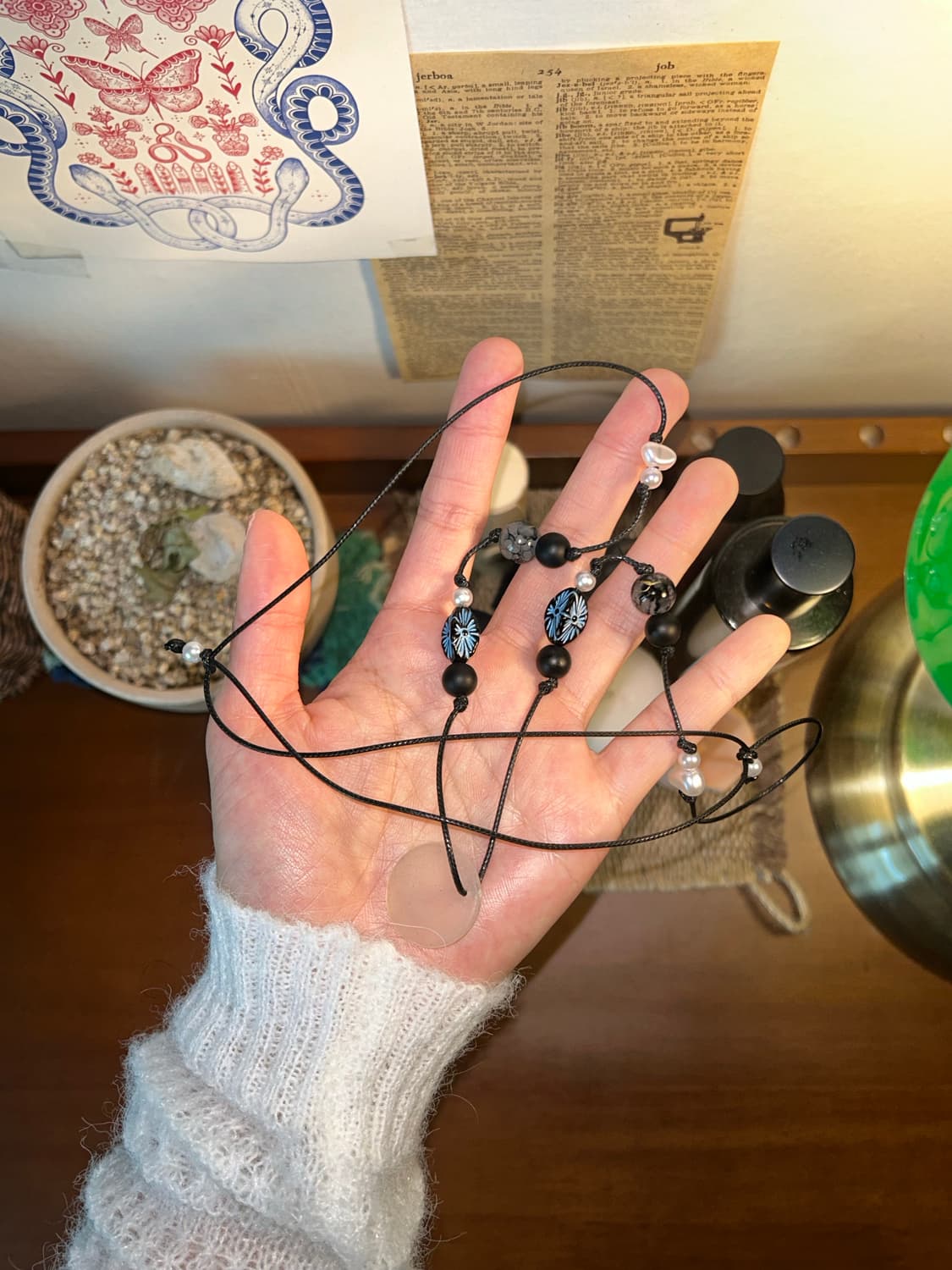 [핸드메이드] • 목걸이 • 너와 사색 상품이미지7