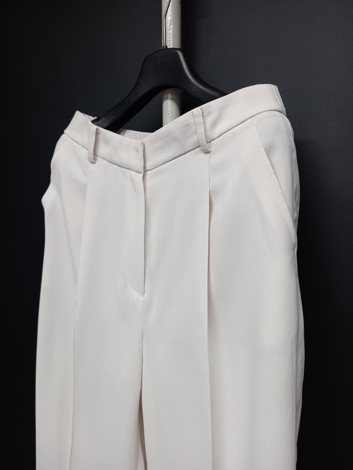 베라왕 춘하 쉬폰 하이웨스트 일자통핏 9부 팬츠 66 상품이미지4